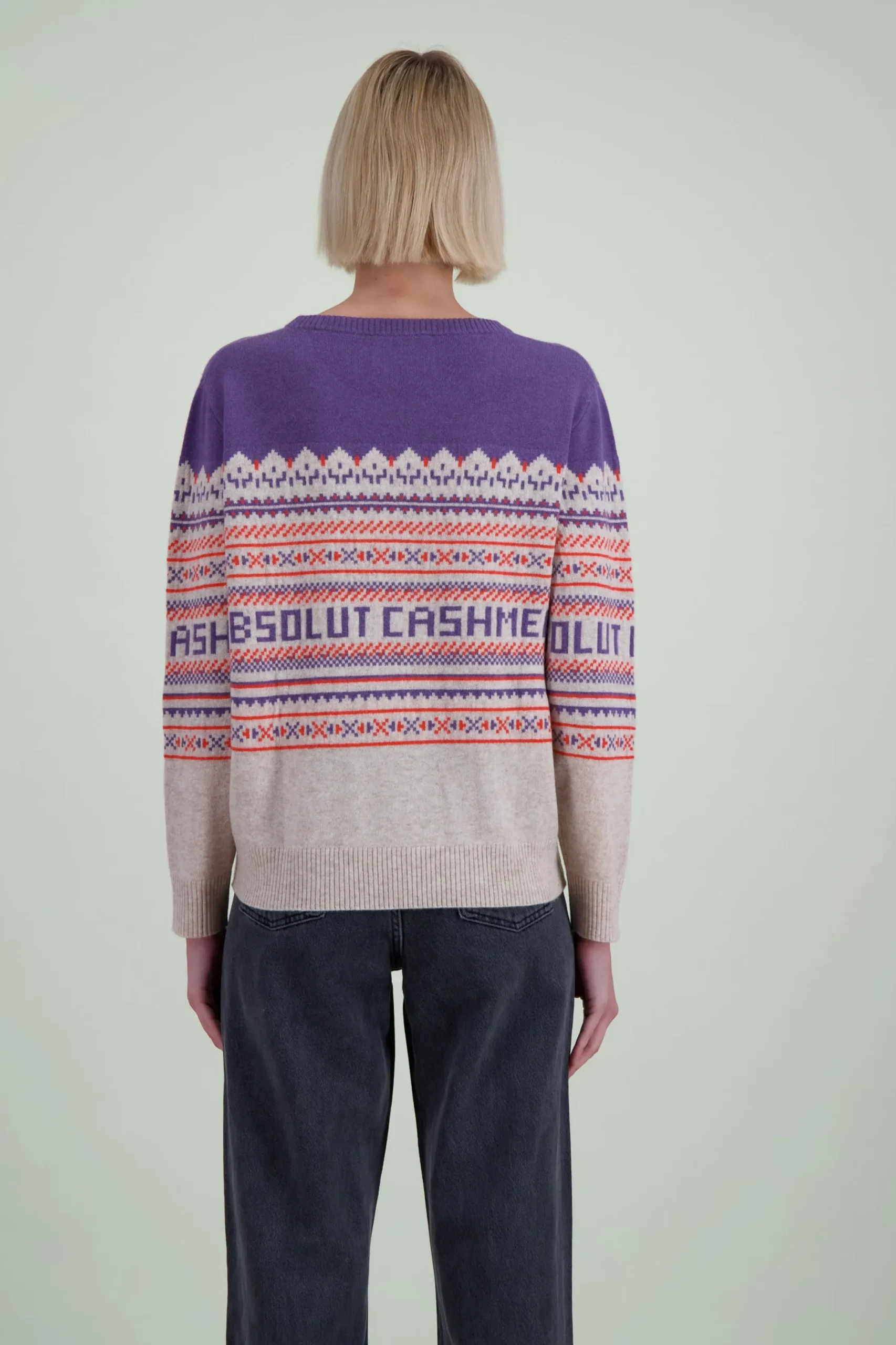 Hot Absolut Cashmere Pull en Cachemire - 36 Multicolore