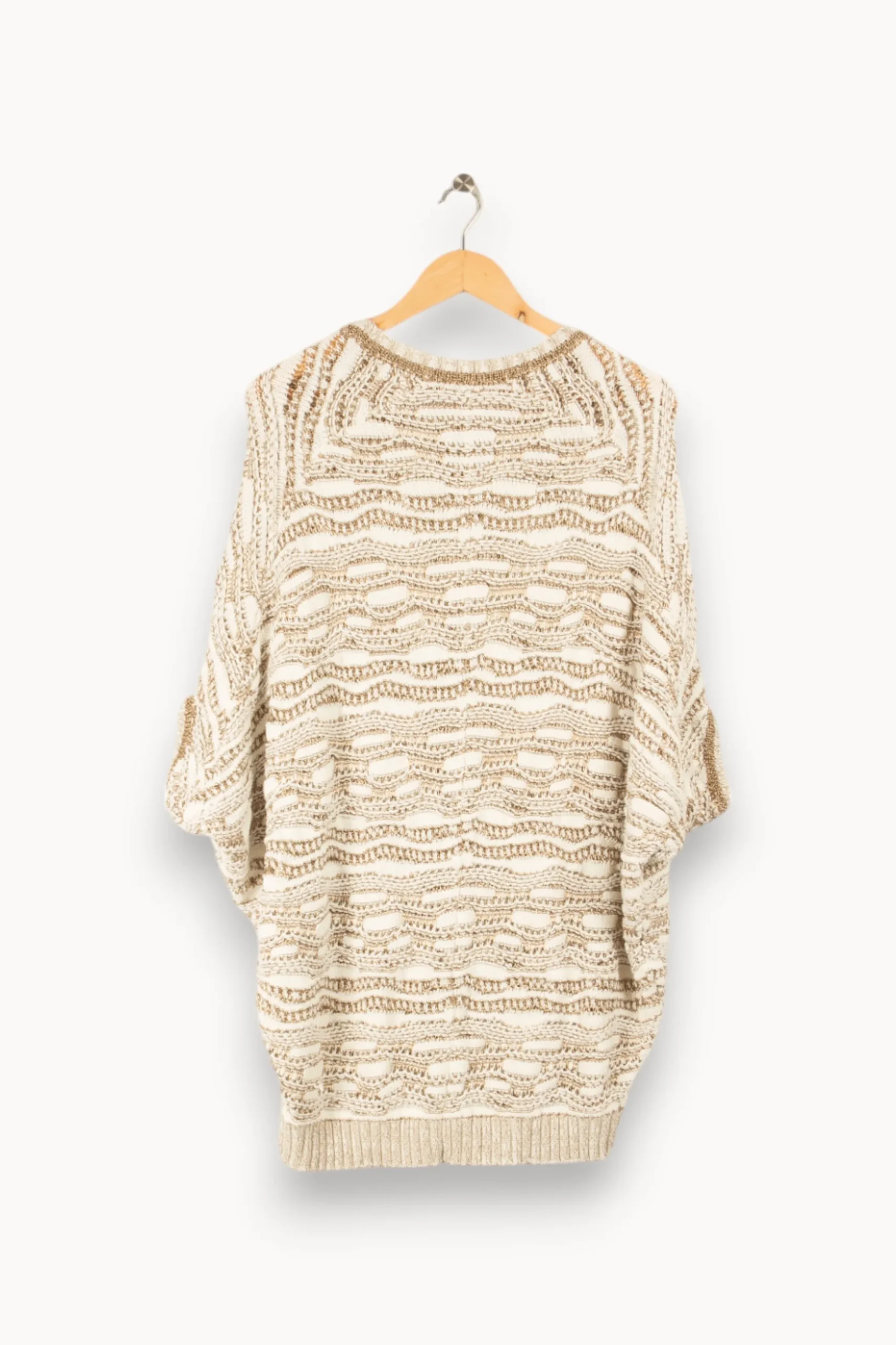 Flash Sale Maje Pull oversize /doré - Taille Unique Blanc