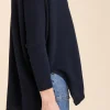 Store La Fée Maraboutée Pull oversize fluide - XS/34 Bleu