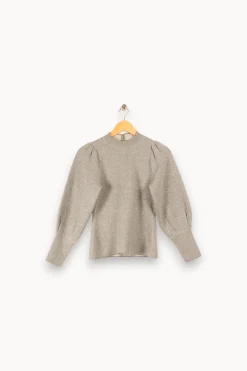 Hot Sézane Pull pailleté - S/36 Gris