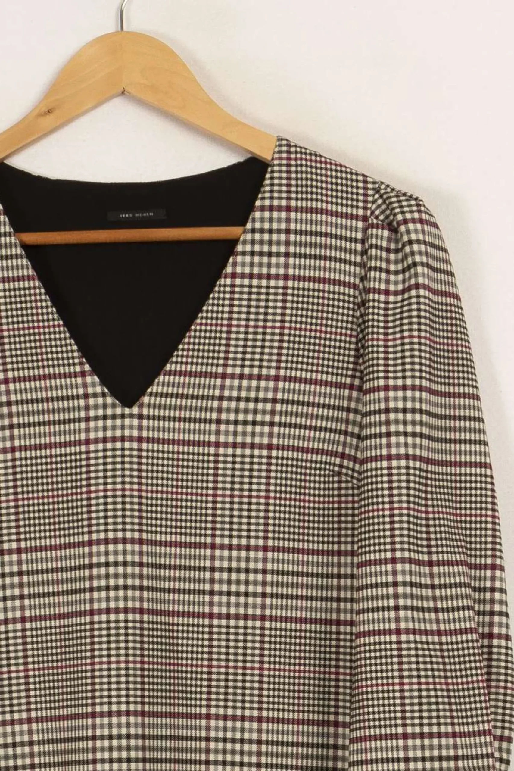 Flash Sale IKKS Robe à carreaux - Taille M/38 Gris