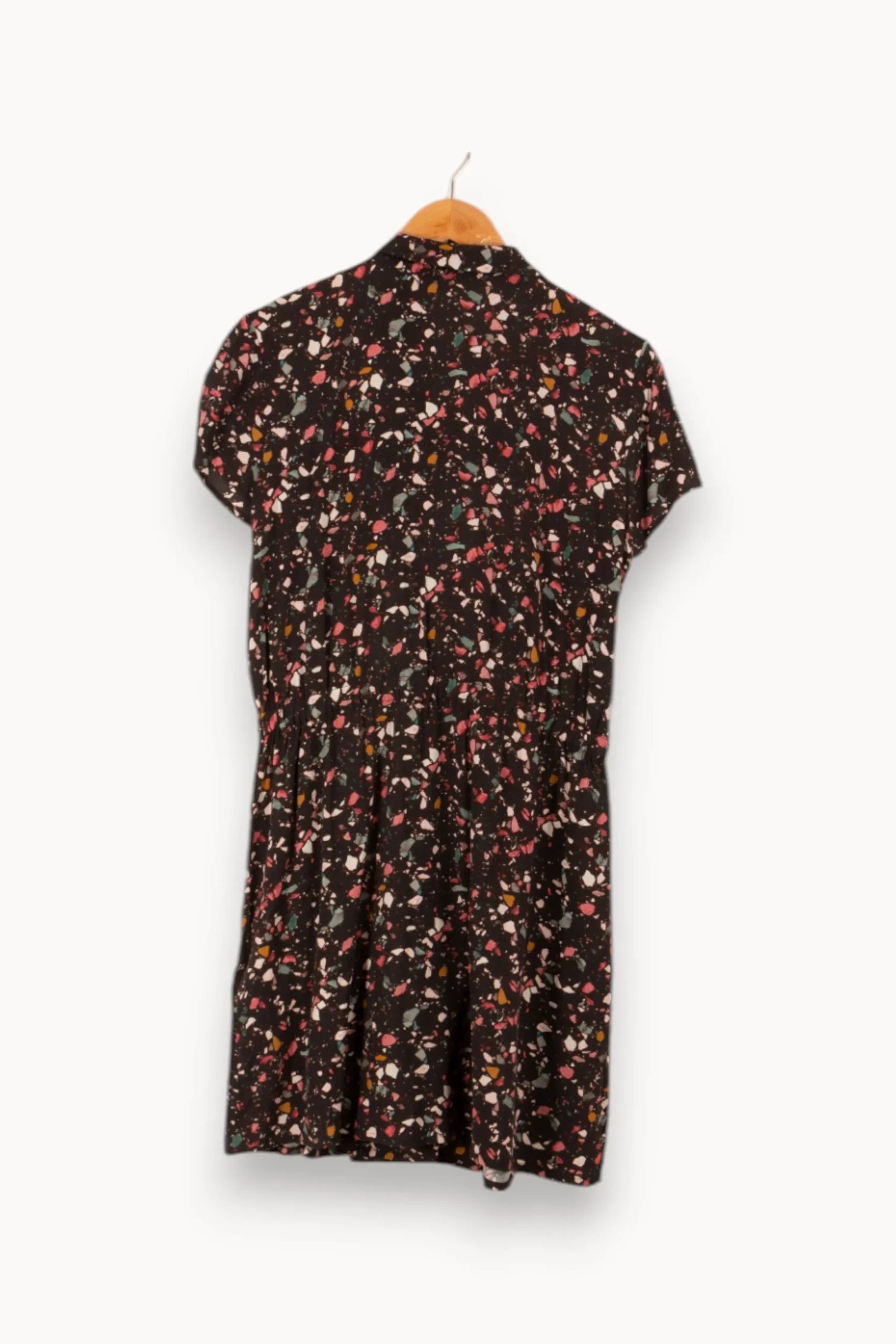 Store I.Code Robe à motifs - Taille L/40 Noir