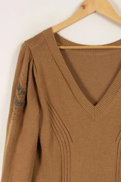 Best IKKS Robe - Taille M/38 Marron