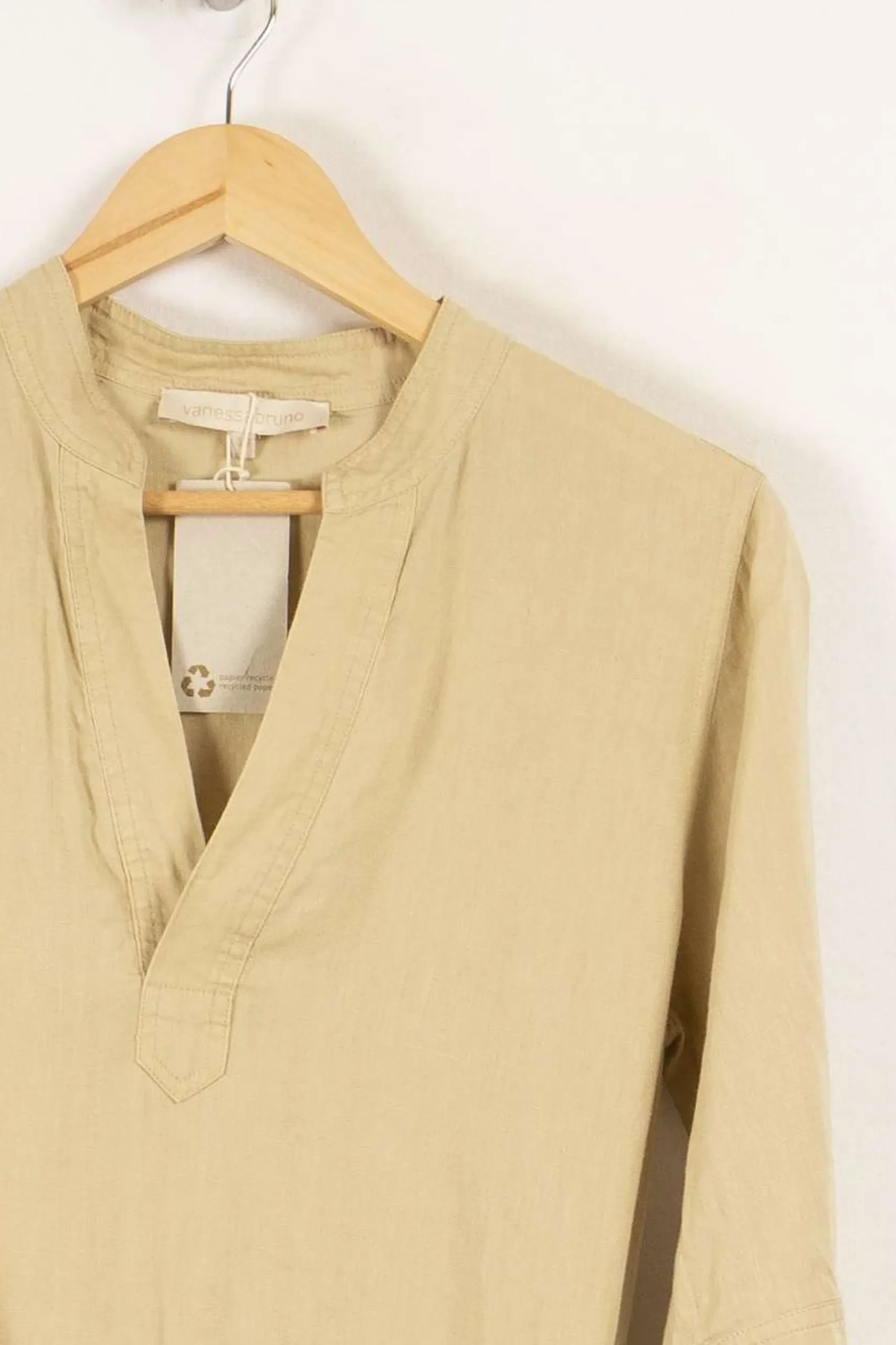 Sale Vanessa Bruno Robe - Taille L/40 Beige