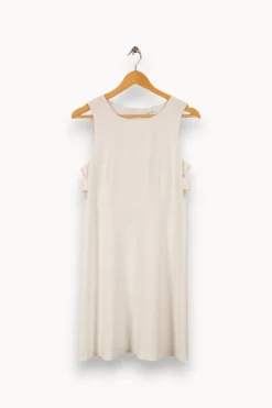 Outlet Claudie Pierlot Robe he - Taille L/40 Blanc