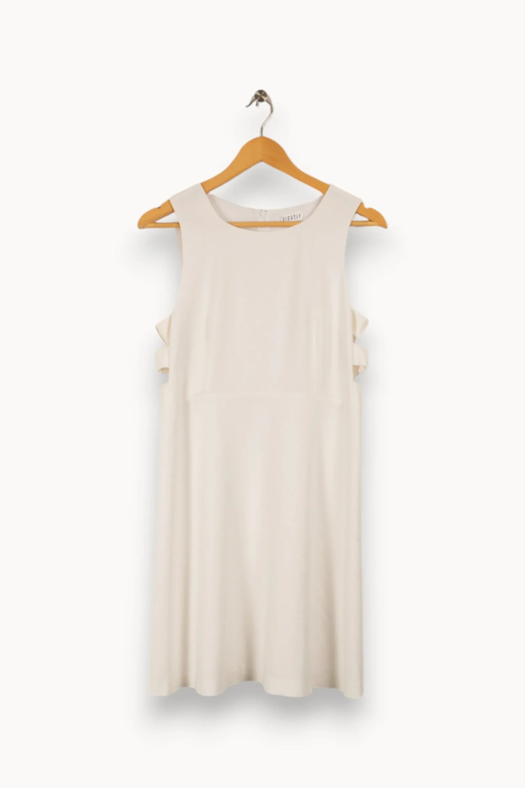 Outlet Claudie Pierlot Robe he - Taille L/40 Blanc