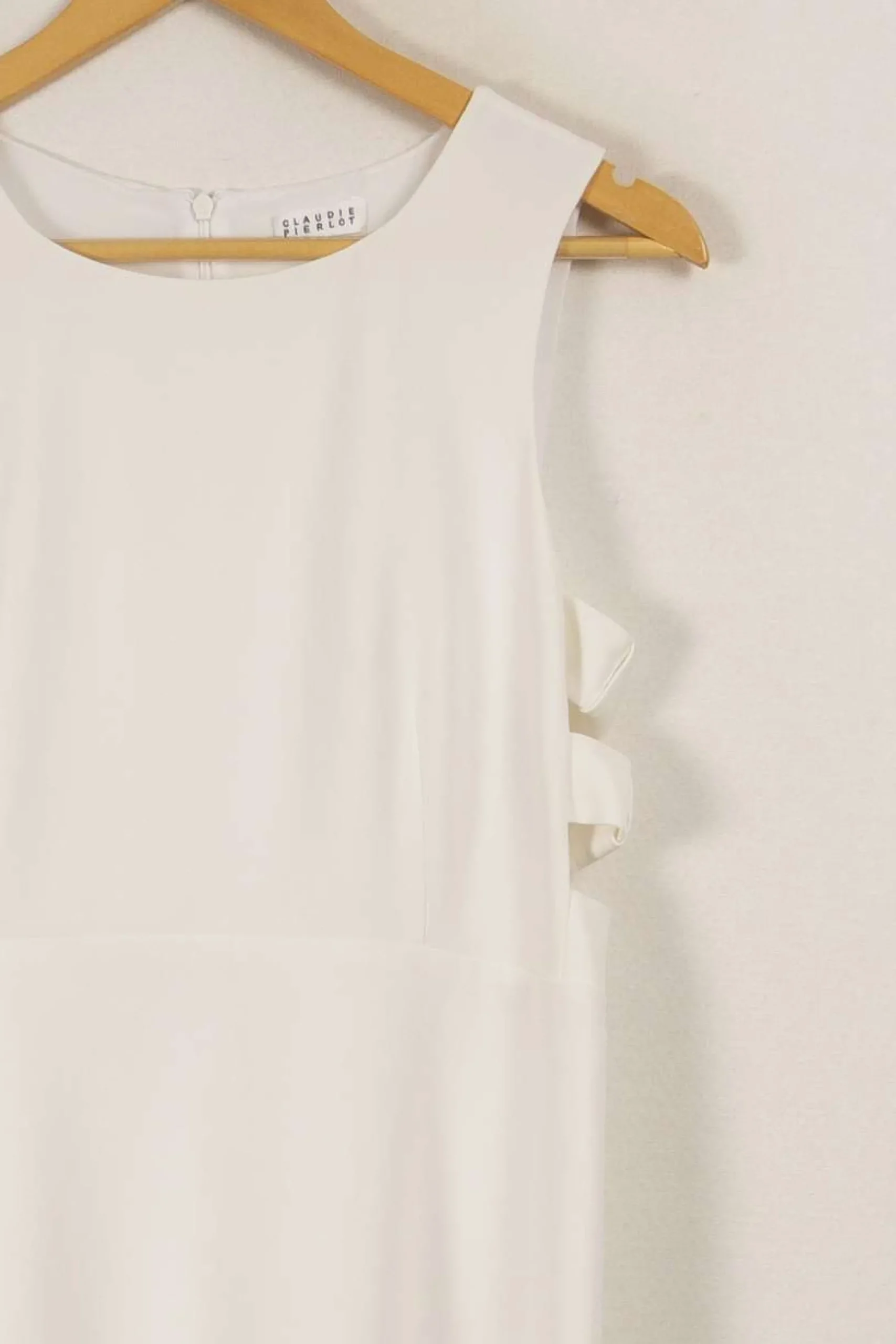 Outlet Claudie Pierlot Robe he - Taille L/40 Blanc