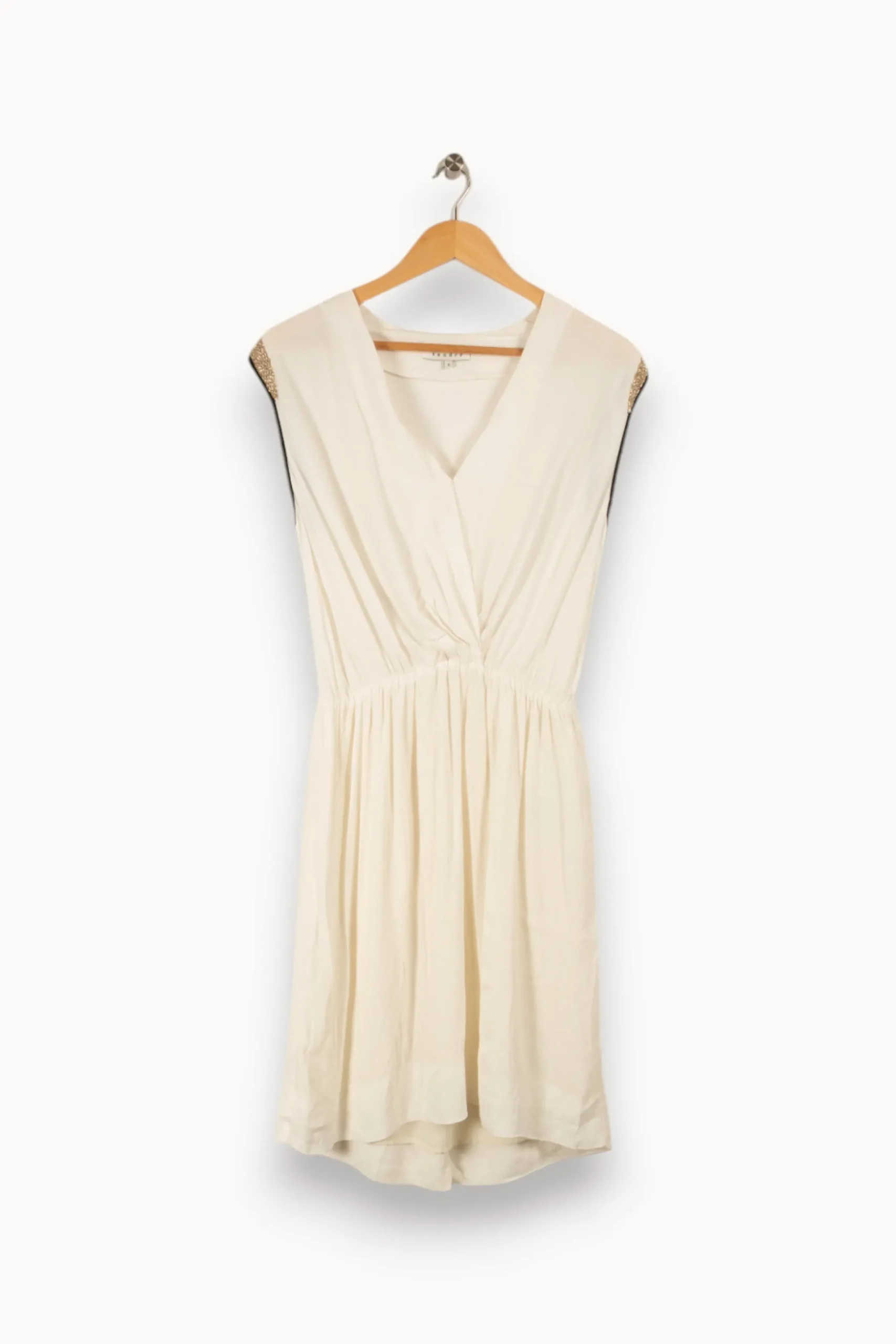 Sale Sandro Robe he - Taille S/36 Blanc