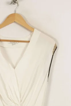 Sale Sandro Robe he - Taille S/36 Blanc