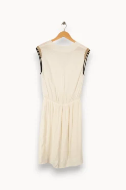 Sale Sandro Robe he - Taille S/36 Blanc