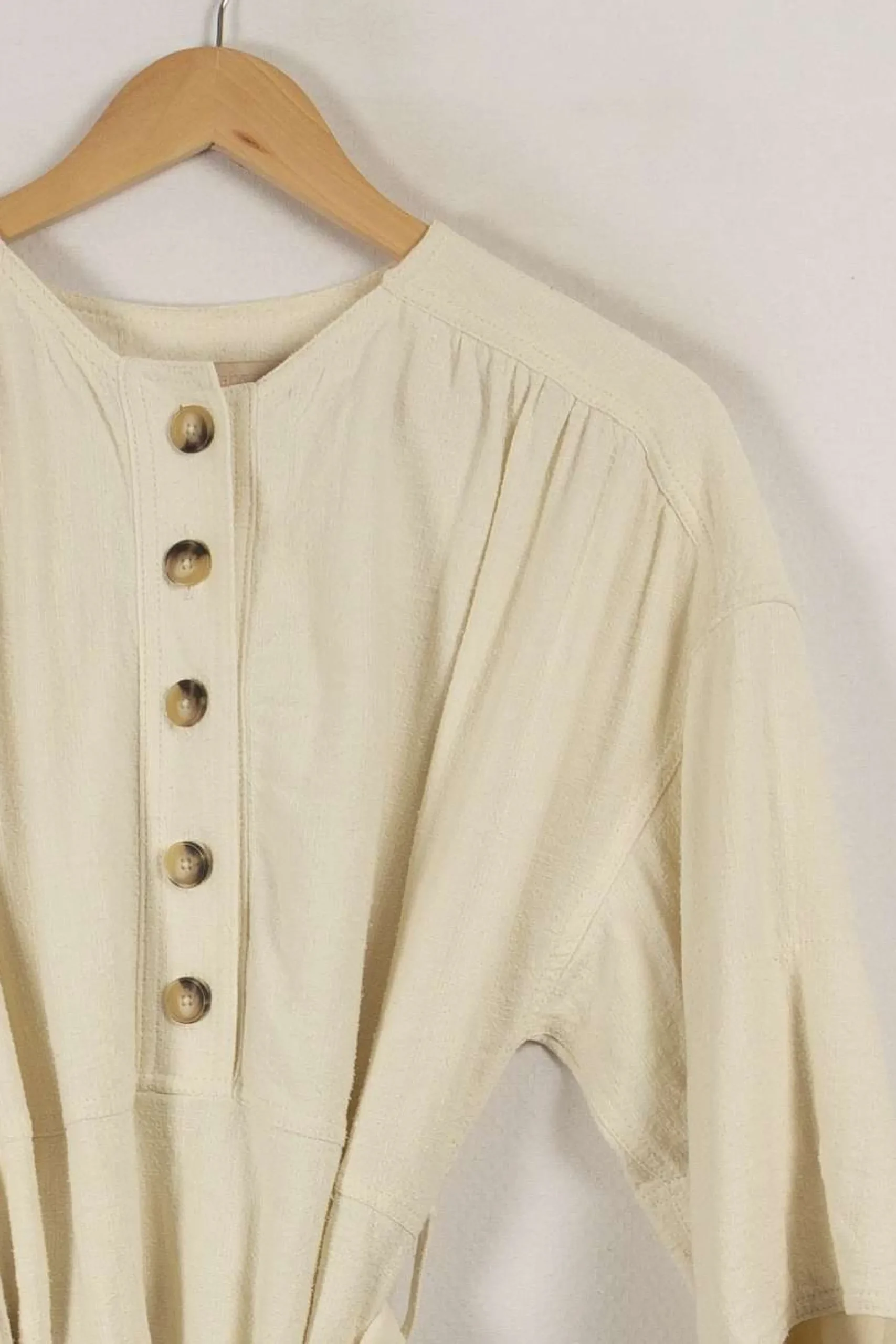 New Vanessa Bruno Robe he en lin - Taille S/36 Blanc