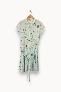 Store Zadig&Voltaire Robe clair à motifs multicolores - Taille XS/34 Bleu