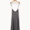 Fashion Sézane Robe e à motifs - Taille L/40 Bleu