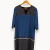 Store Maison 123 Robe e à motifs - Taille M/38 Bleu