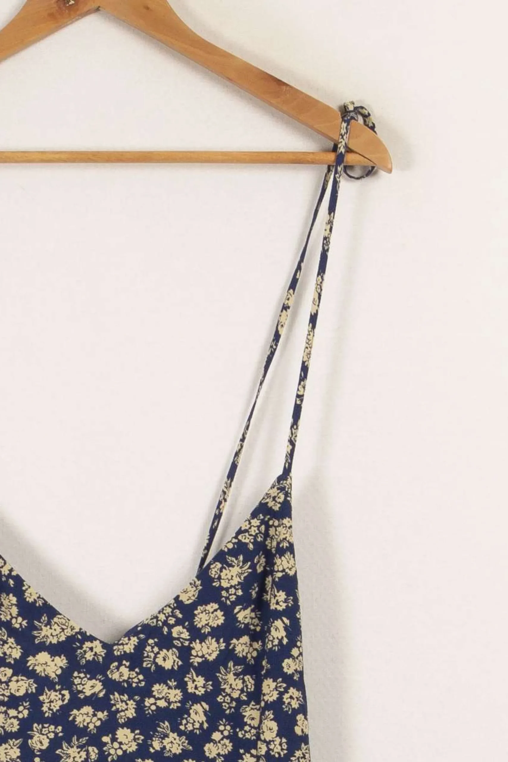 Fashion Sézane Robe e à motifs - Taille L/40 Bleu