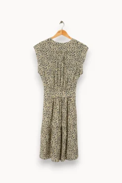 Cheap Gerard Darel Robe e à motifs - Taille L/40 Bleu