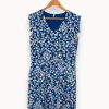 Store I.Code Robe e à motifs fleurs - Taille M/38 Bleu