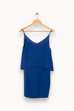 Online Sandro Robe e - Taille S/36 Bleu
