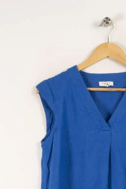 Store Caroll Robe e - Taille S/36 Bleu