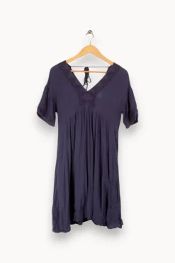 Best Sale Caroll Robe e avec détails - Taille S/36 Bleu