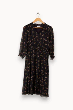 Discount Suncoo Robe e foncée à motifs - Taille M/38 Bleu