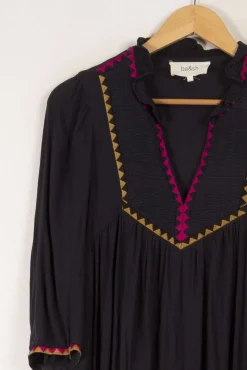 Store ba&sh Robe e foncée avec détails - Taille XS/34 Bleu