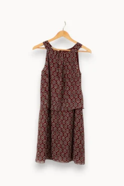Sale La Fée Maraboutée Robe à motifs - Taille M/38 Bordeaux