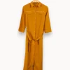 New IKKS Robe chemise - Taille XS/34 Jaune