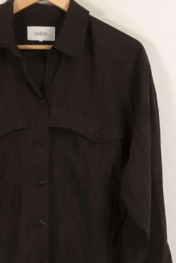 Best Sale ba&sh Robe chemise e - Taille M/38 Noir