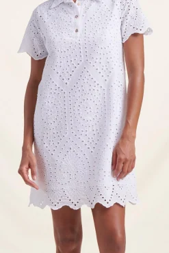 Best La Fée Maraboutée Robe courte he en broderie anglaise - S/36 Blanc