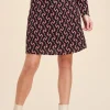 Flash Sale La Fée Maraboutée Robe courte imprimée motif graphique - M/38 Noir