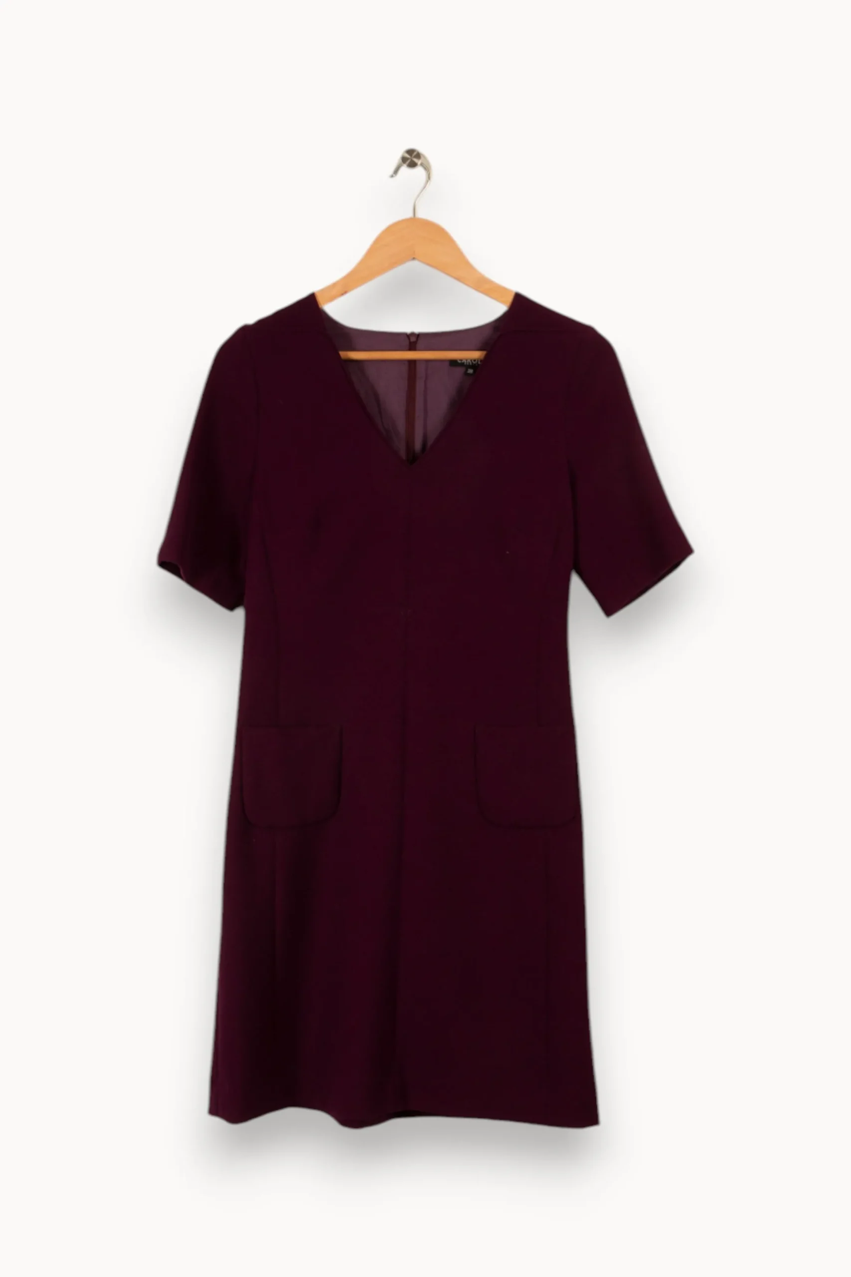 Best Sale Caroll Robe courte te - Taille M/38 Violet
