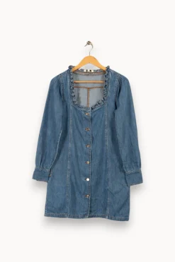 Store Balzac Paris Robe en jean - Taille XS/34 Bleu