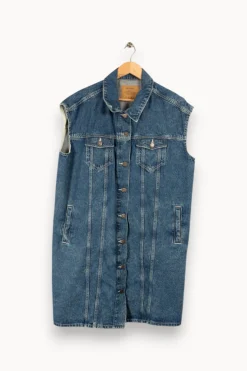 New American Vintage Robe en jean - Taille M/38 Bleu