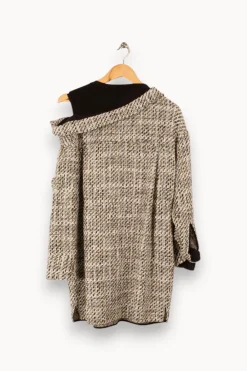 Cheap Maje Robe en tweed gris/rose - Taille S/36 Beige