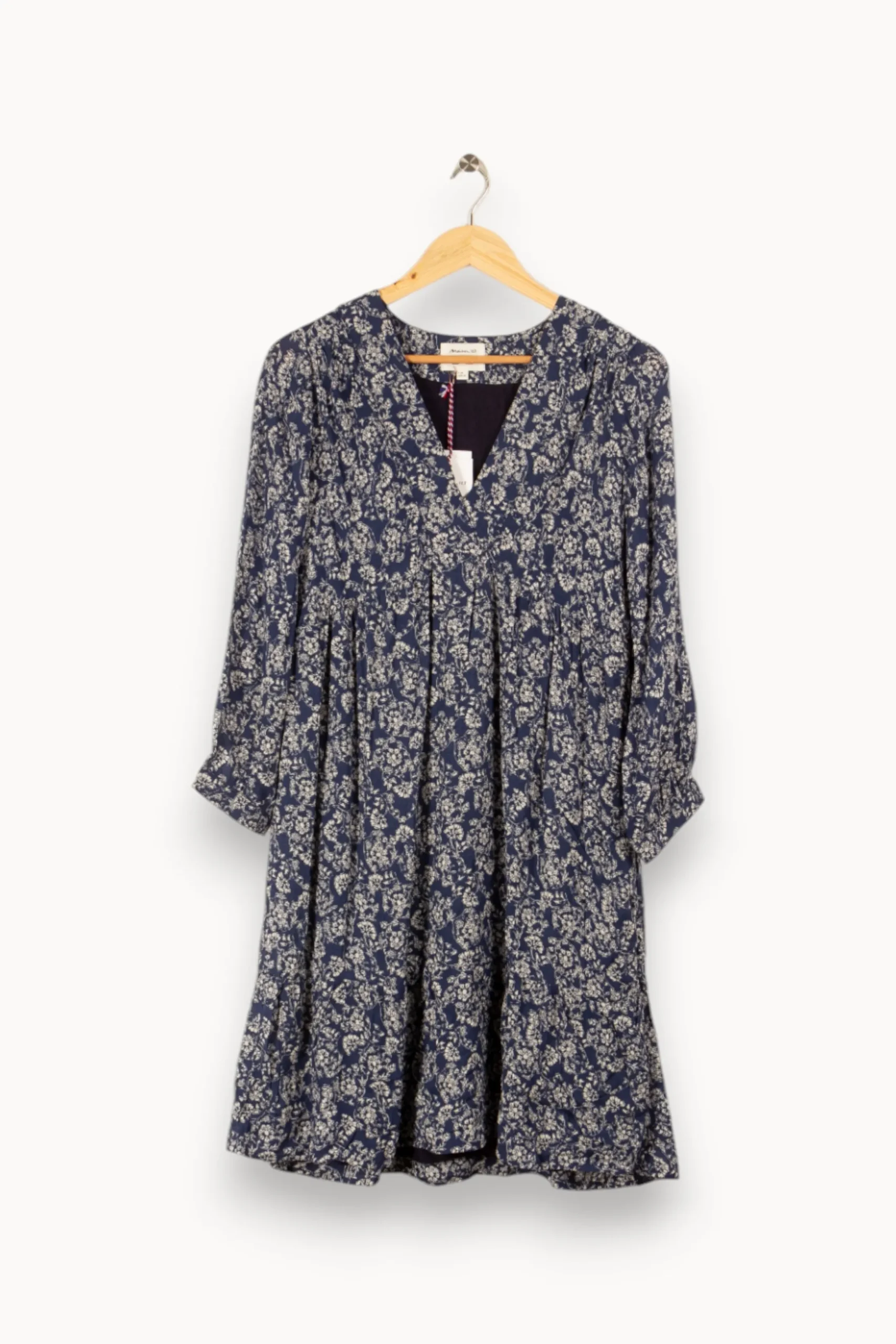 Hot Maison 123 Robe fleurie - Taille M/38 Bleu