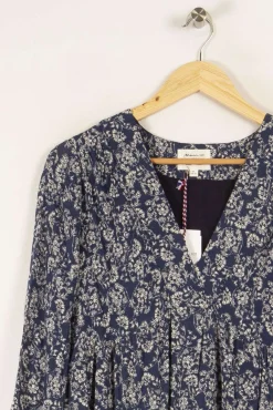 Hot Maison 123 Robe fleurie - Taille M/38 Bleu