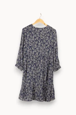 Hot Maison 123 Robe fleurie - Taille M/38 Bleu