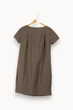 Online Comptoir des Cotonniers Robe e à carreaux - Taille L/40 Gris