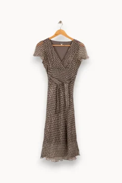 New Maison 123 Robe e à motifs - Taille S/36 Gris