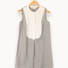 Cheap Claudie Pierlot Robe e à motifs - Taille M/38 Gris