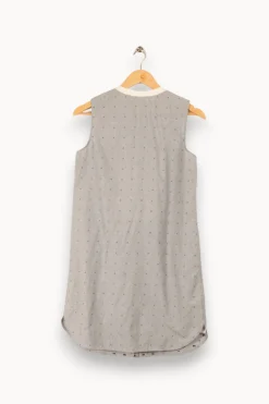 Cheap Claudie Pierlot Robe e à motifs - Taille M/38 Gris