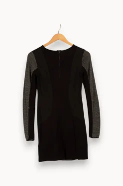Discount Bérénice Robe e et noire - Taille XS/34 Gris