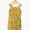 Sale IKKS Robe à motifs One Step - Taille L/40 Jaune