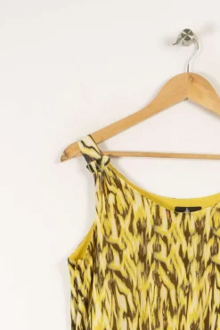 Sale IKKS Robe à motifs One Step - Taille L/40 Jaune