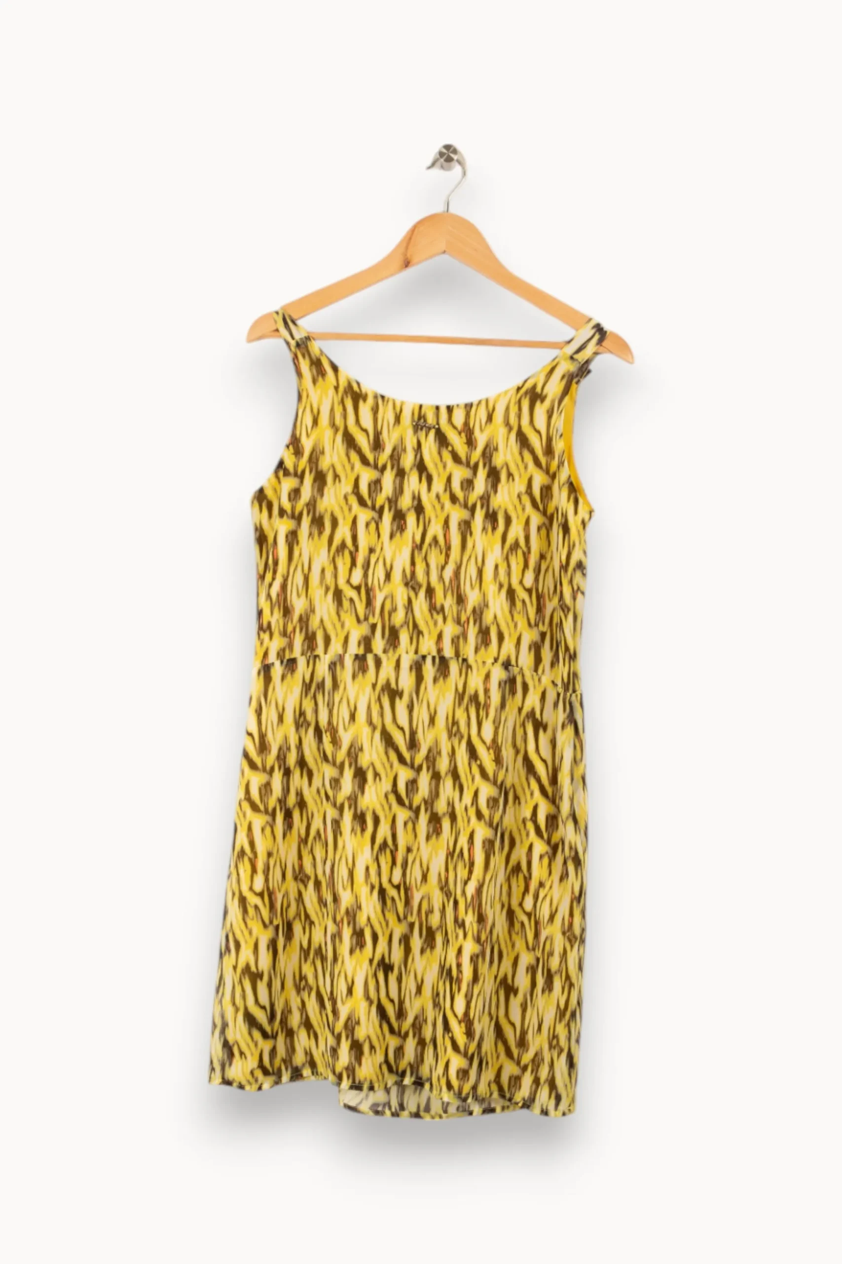 Sale IKKS Robe à motifs One Step - Taille L/40 Jaune