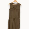 Shop IKKS Robe kaki e - Taille XS/34 Vert