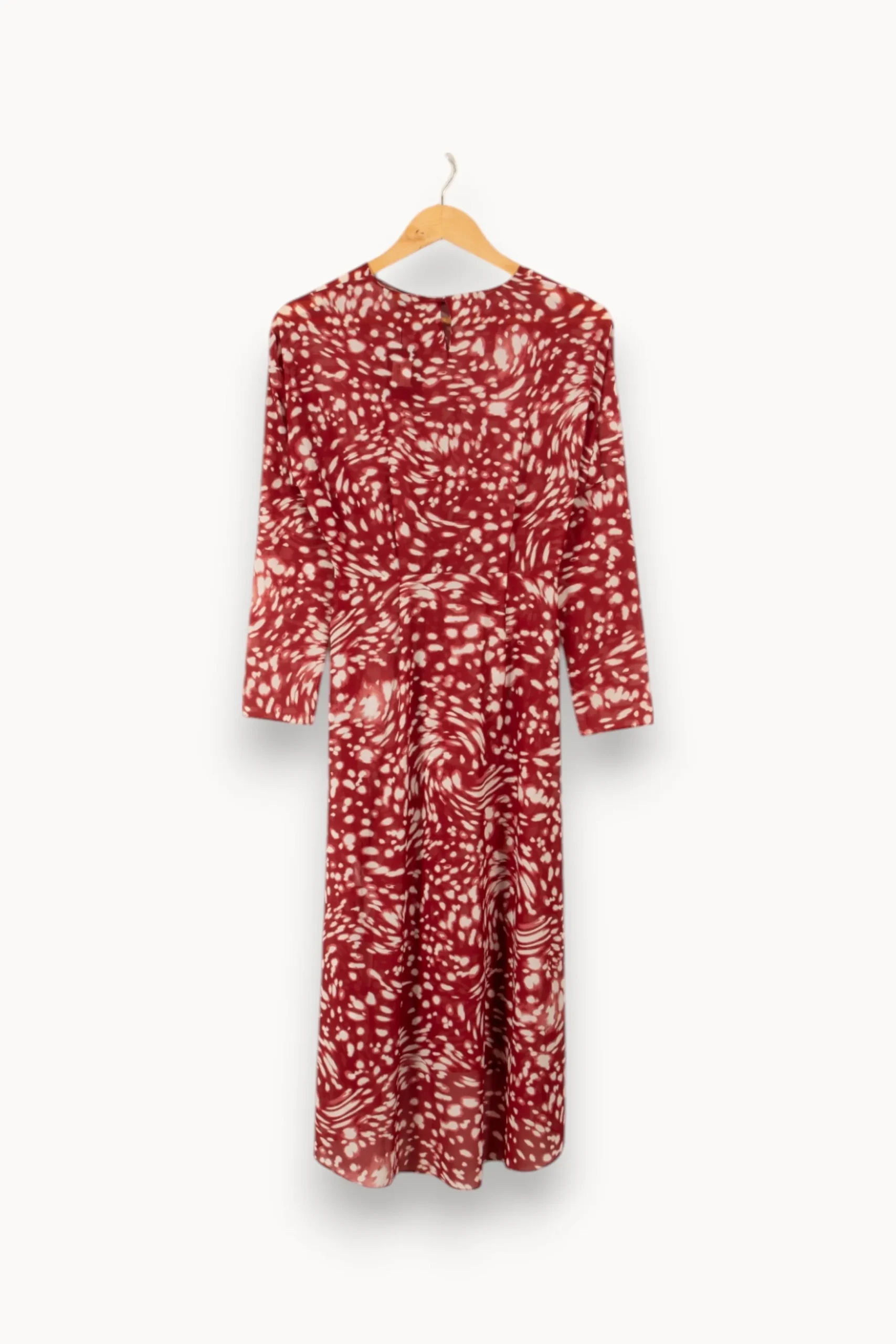Fashion Maje Robe longue - Taille S/36 Bordeaux