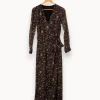 Discount IKKS Robe longue - Taille M/38 Multicolore