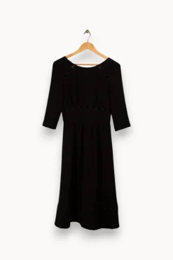 Shop ba&sh Robe longue e - Taille S/36 Noir